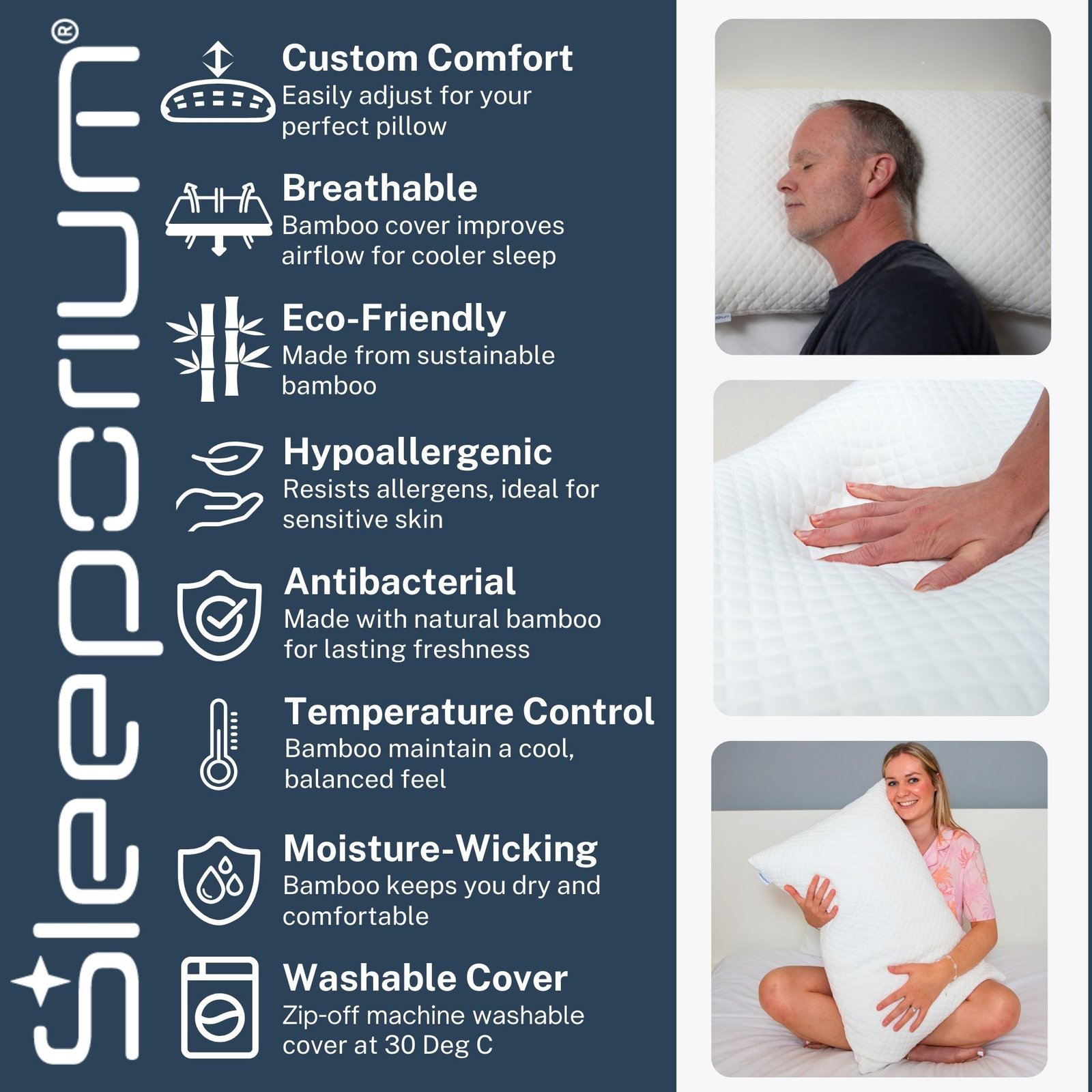 Sleeporium CustomCloud Pillow - Standard - Image 6